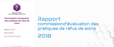 Rapport de la commission d’évaluation des pratiques de refus de soins 2018